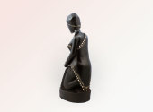 Ebony Lady Washer Statue for sale