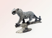 Prowling Leopard Sculpture