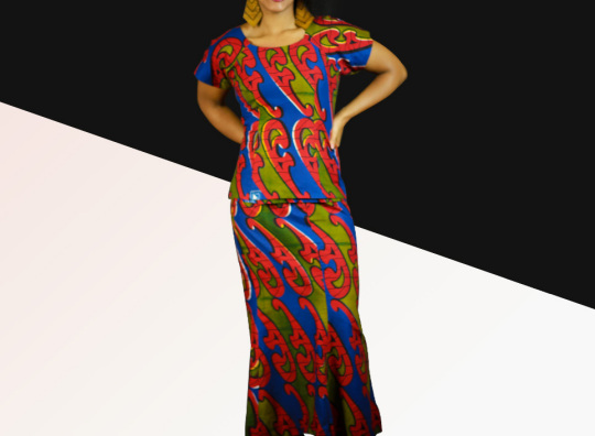African fashion Bouake Style Outfit