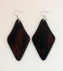 African wood Earrings