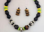 African Necklace And Earring Set