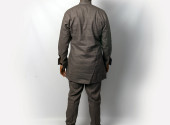 Mens Linen ash suit